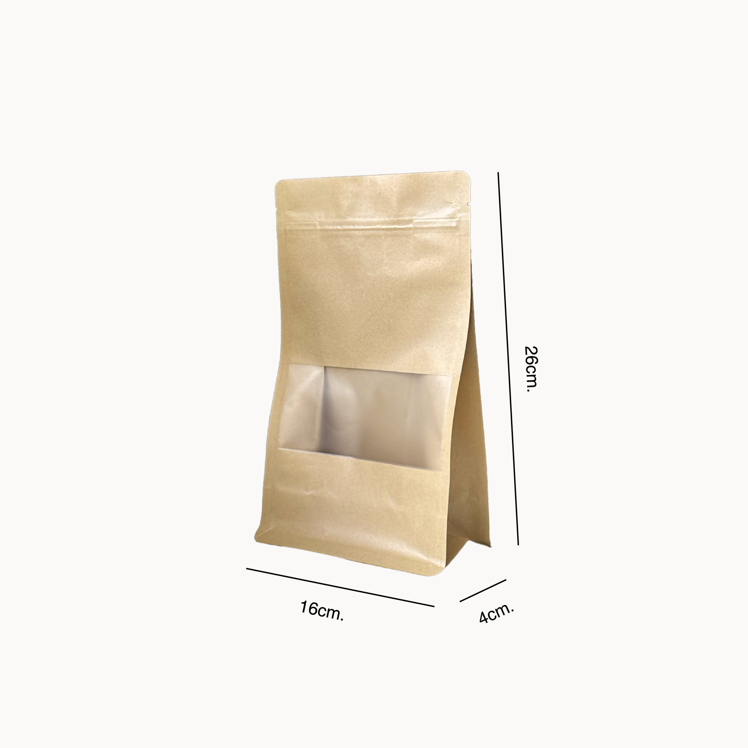 FlatPack Marrón 1000gr. I 16 x 4 x 26 - Imagen 2